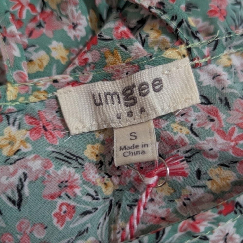 NWT Umgee Floral Teired Dress Size Small - Picture 7 of 11